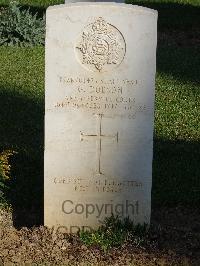 Salonika (Lembet Road) Military Cemetery - Dobson, G